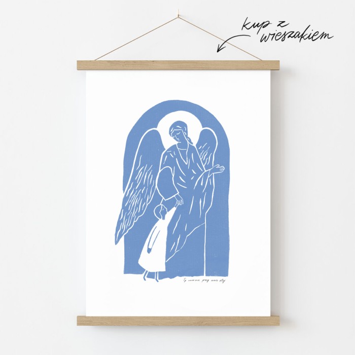 Anioł Stróż niebieski