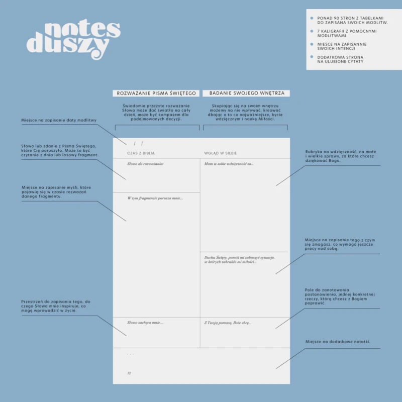 Dwa notesy do modlitwy