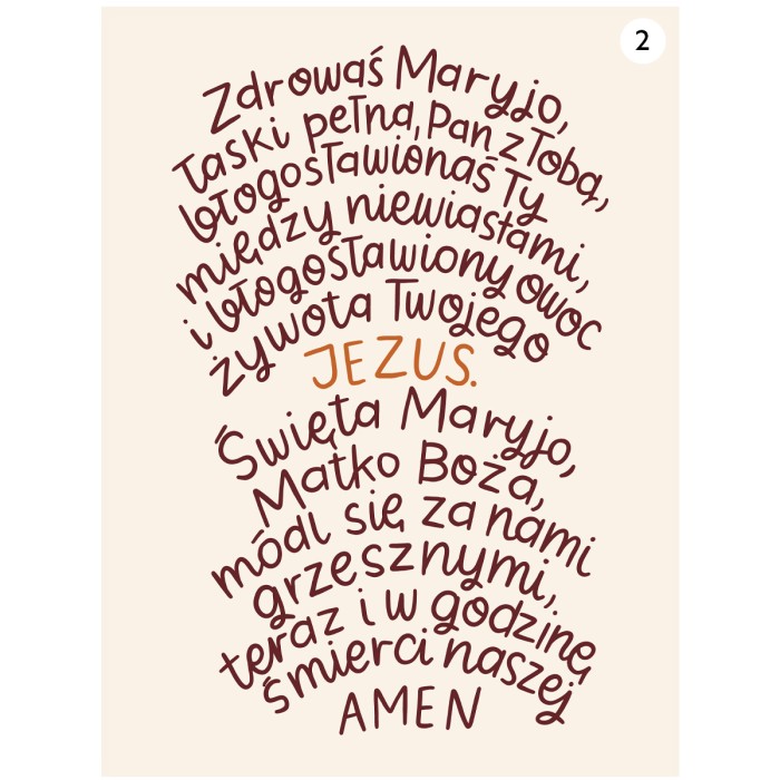 Modlitwa Zdrowaś Maryjo