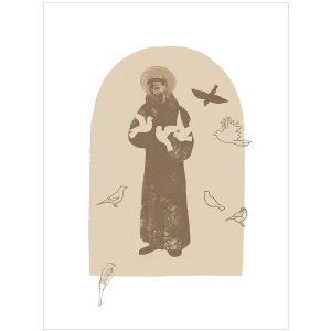 św. Franciszek ilustracja