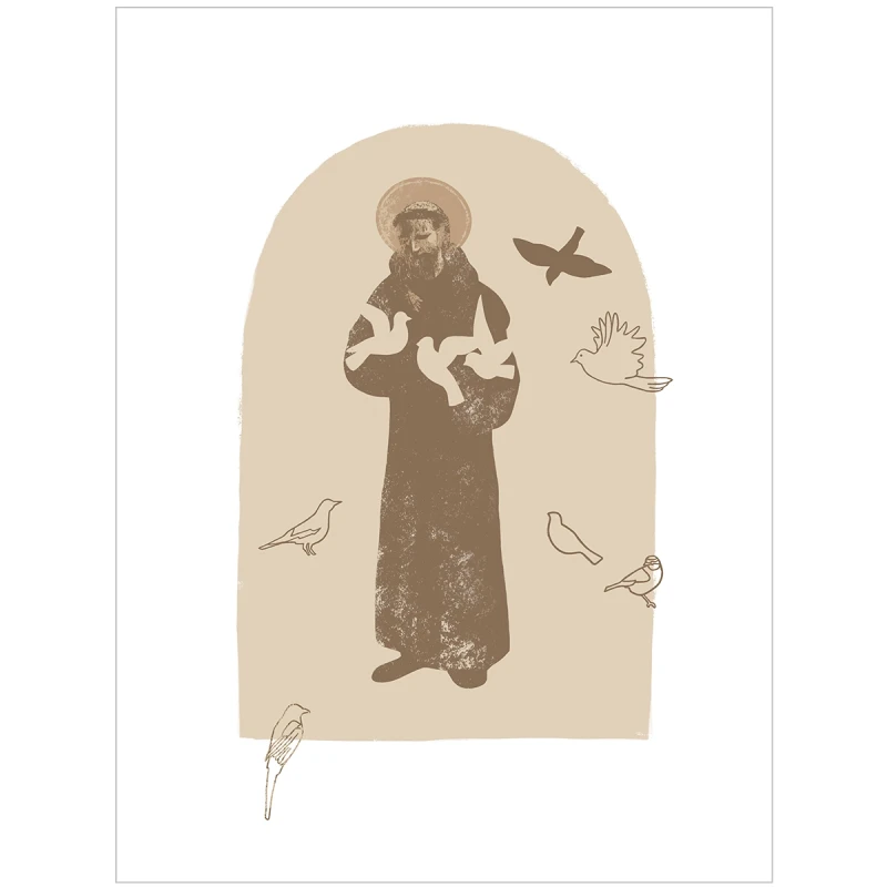 św. Franciszek ilustracja