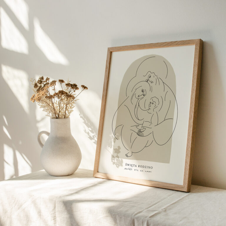 Bright and Natural Mockup Wooden Frame Sunlight