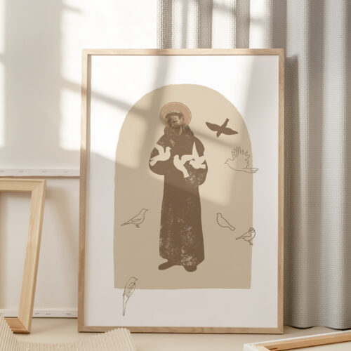 św. Franciszek ilustracja