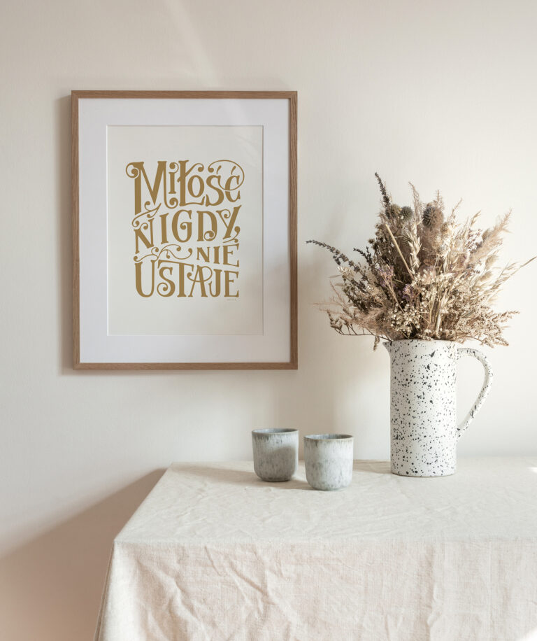 Bright and Natural Mockup Framed Artwork Table Boho