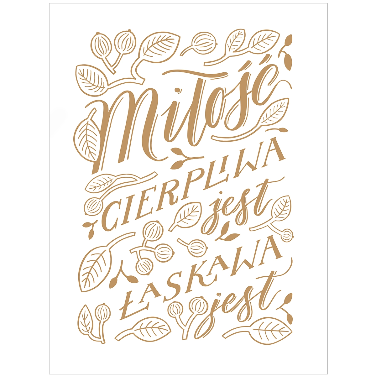 Miłość cierpliwa jest